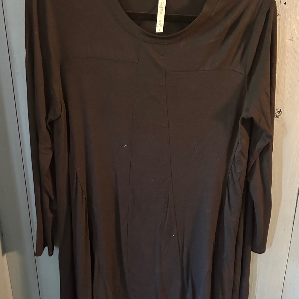 Lyss Loo Black Long Sleeve Dress | Size Small